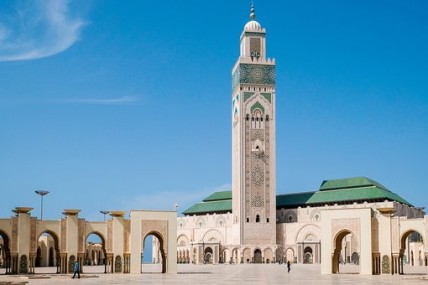 Entrance to enter the mosque for worship