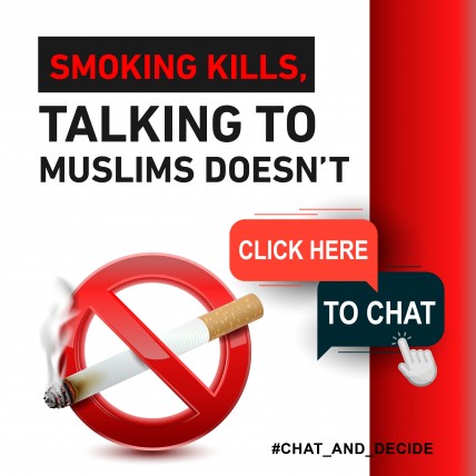 It's a promotional phrase after smoking